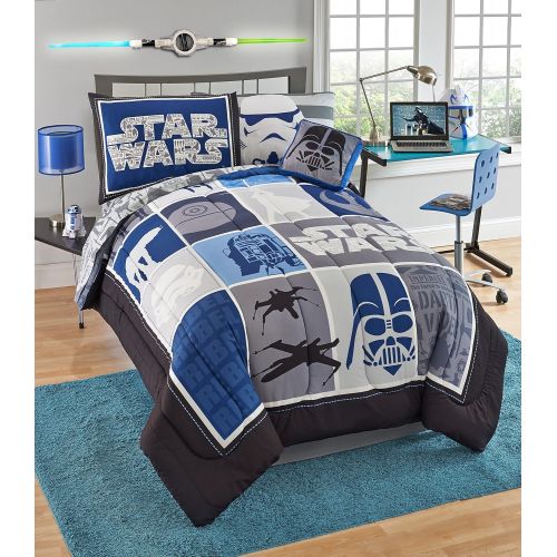  Jay Franco Star Wars Classic Lightsaber Twin Bed in A Bag,