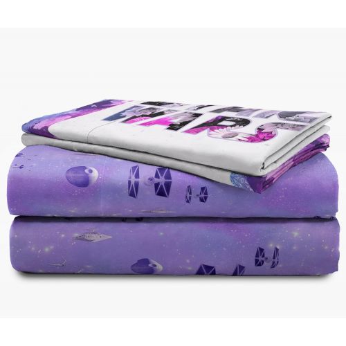  Jay Franco Star Wars Galaxy in Bloom Sheet Set, Queen