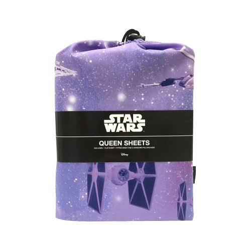  Jay Franco Star Wars Galaxy in Bloom Sheet Set, Queen