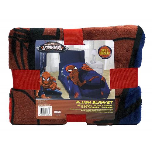  Jay Franco Marvel Spiderman Graphic Plush Fleece 62 x 90 Twin Blanket