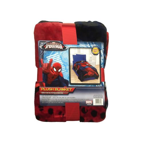  Jay Franco Marvel Spiderman Burst Plush Twin Blanket, 62 X 90