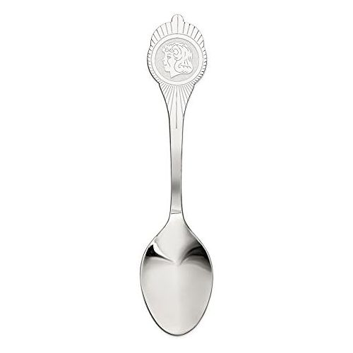 [아마존베스트]Jay Seiler Sterling Silver Rhodium-plated Girl Polished Spoon, Sterling Silver