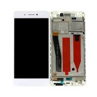JayTong LCD Display & Replacement Touch Screen Digitizer Assembly with Free Tools for Huawei P9 lite Smart DIG-L03 DIG-L22 DIG-L23 white with Frame
