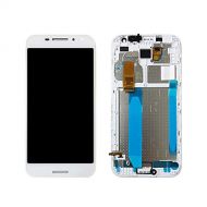 JayTong LCD Display & Replacement Touch Screen Digitizer Assembly with Free Tools for Vodafone Smart N8 VFD610 White with Frame