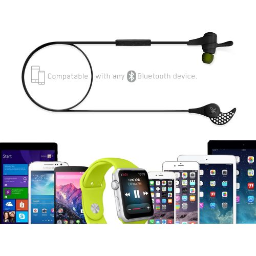  Jaybird X2 Wireless Sweat-Proof Micro-Sized Bluetooth Sport Headphones - Alpha