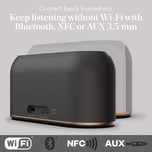  [아마존베스트]-Service-Informationen JAYS Multiroom Bluetooth Speaker System  s-Living Three WLAN Speaker for Music, TV and Stream Black