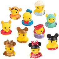 Jazwares Disney Duckz Rubber Duckies - Mickey, Minnie, Elsa, Ariel and More - 10 Different Duck Characters - Great Easter Gift & Bath Toy for Kids - Ages 3+