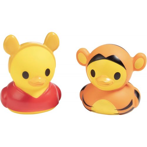  Jazwares Disney Duckz Rubber Duckies - Mickey, Minnie, Elsa, Ariel and More - 10 Different Duck Characters - Great Easter Gift & Bath Toy for Kids - Ages 3+