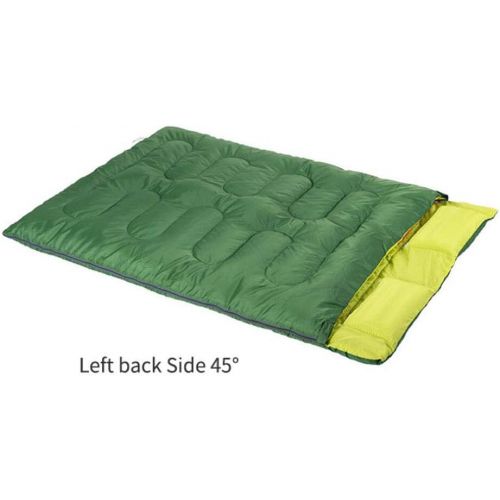 Jcnfa-sleeping bag Outdoor Double Inflatable Pillow Autumn and Winter Camping Tent, 2.4kg (Color : A, Size : 215145cm)