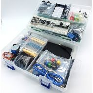 Jdhlabstech jdhlabstech MEGA 2560 Starter Kit Ultra (100% Arduino IDE Compatible) w/battery holder, WiFi, Bluetooth, Sensors, Modules, Resistor kit and Components (no supply)