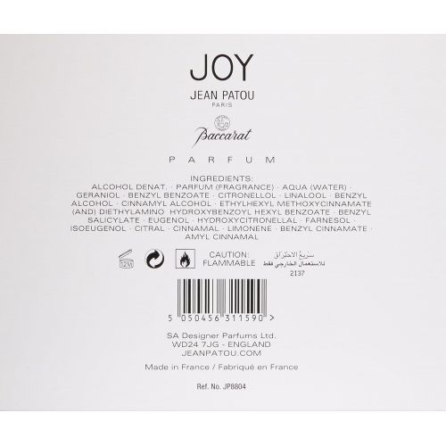  Jean Patou Joy Parfum Flacon Baccarat, 1.0 fl. oz.