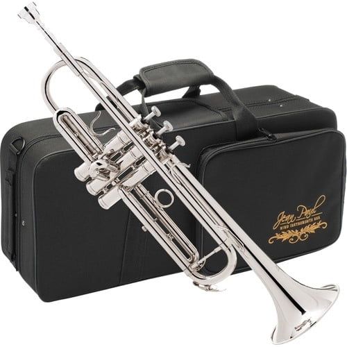  Jean Paul USA TR-330N Standard Trumpet - Nickel Plated With Carrying Case