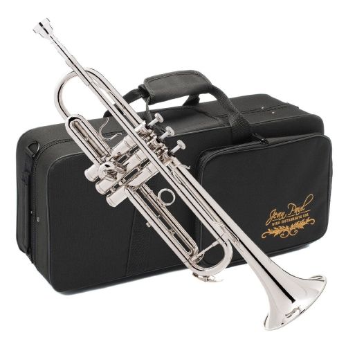  Jean Paul USA TR-330N Standard Trumpet - Nickel Plated With Carrying Case