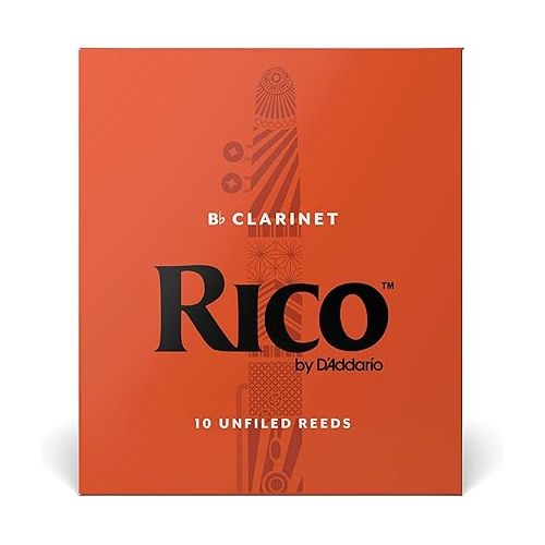  Jean Paul USA CL-300 Student Clarinet B Flat and Rico Bb Clarinet Reeds (2.5 Strength, 10-Pack)