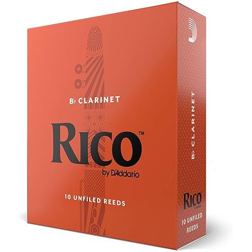  Jean Paul USA CL-300 Student Clarinet B Flat and Rico Bb Clarinet Reeds (2.5 Strength, 10-Pack)