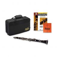 Jean Paul USA CL-300 Student Clarinet with Rico Bb Reeds Strength 2.0 (10 pack) and Book