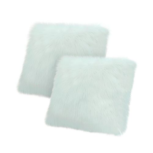  Jean Pierre Faux Fur 2-Piece Decorative Pillow Set