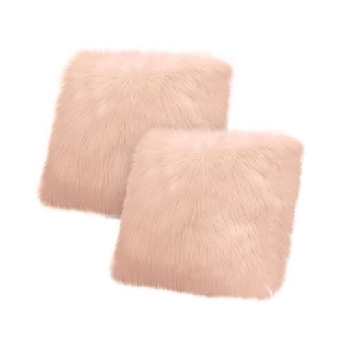  Jean Pierre Faux Fur 2-Piece Decorative Pillow Set