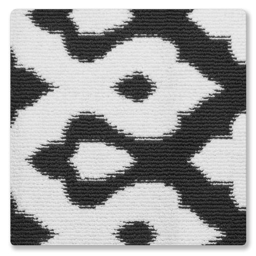  Jean Pierre New York Jean Pierre All Loop Caravello 28 x 48 in. Decorative Textured Accent Rug, Dark Grey/Soft White