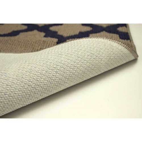  Jean Pierre New York Jean Pierre All Loop Alessandra 28 x 48 in. Decorative Textured Accent Rug, Linen/Navy