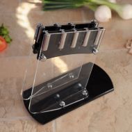 Jean-Patrique Perspex Block | Durable Kitchen Household Cooking Kitchenware Storage Knife Holder - 7 Slot