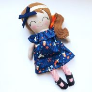 JeanBeansCreations Handmade doll/fabric doll/soft doll/girlss gift/heirloom doll/ready to ship doll