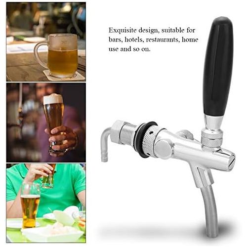  [아마존베스트]Beer tap, Jectse G5/8 copper good sealing adjustable beer tap, beer tap for bars, hotels, restaurants, home and so on.