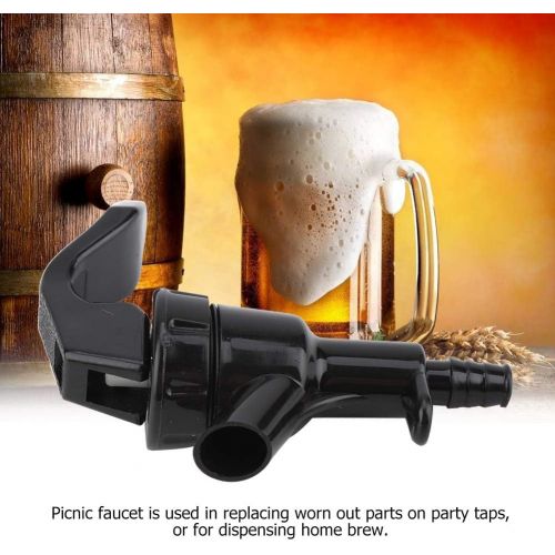  [아마존베스트]Picnic tap, Jectse plastic 1/4 inch barb hose connection, picnic tap, beer tap, beer tap, barrel draft, beer dispenser.