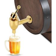 [아마존베스트]Jectse copper tap, 0.47 inch barrel tap, wine barrel, drink dispenser with zinc alloy handle, for home, restaurant, office or other places, 12mm