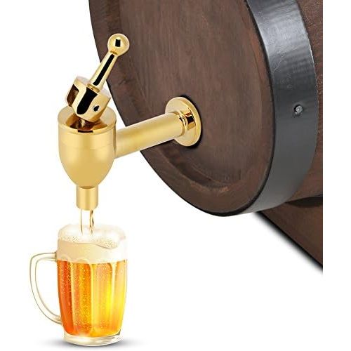  [아마존베스트]Jectse copper tap, 0.47 inch barrel tap, wine barrel, drink dispenser with zinc alloy handle, for home, restaurant, office or other places, 12mm