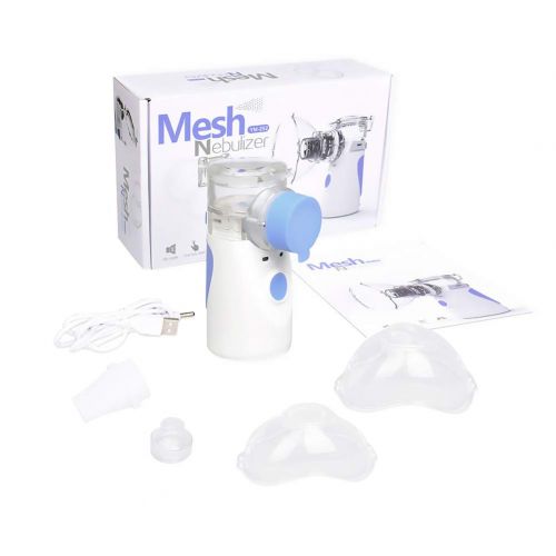  Jeebel Camp Portable Mini Nebulizer Machine, Handheld Steam Inhaler Kits Ultrasonic Humidifier Personal Cool Mist Vaporizer for Adults & Kids