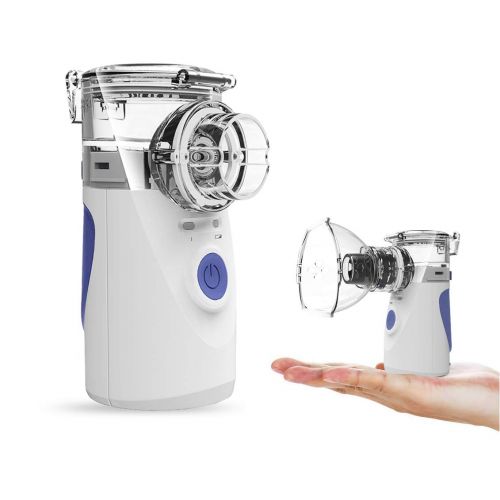  Jeebel Camp Portable Mini Nebulizer Machine, Handheld Steam Inhaler Kits Ultrasonic Humidifier Personal Cool Mist Vaporizer for Adults & Kids