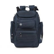 Jeep Adventurers Backpack Diaper Bag- Blue Pin Dot, Navy