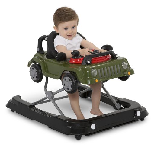  Jeep Classic Wrangler 3-in-1 Activity Walker, Red