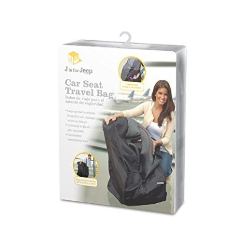  [아마존베스트]Jeep Car Seat Travel Bag, Universal Size Car Seat Cover, Fits All Car Seats, Shoulder Strap Included, For...