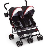 [아마존베스트]Jeep Delta Children LX Plus Side x Side Double Stroller, Red Triangle