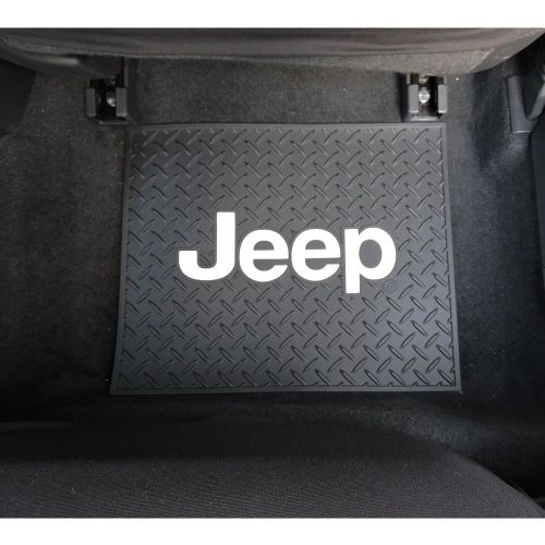  Jeep Logo Car Truck SUV Front & Rear Seat Rubber Floor Mats - 4PC