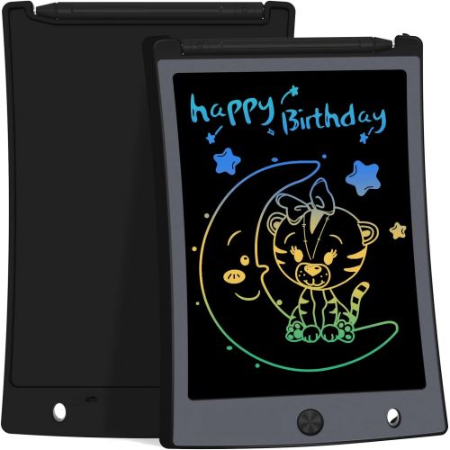  [아마존베스트]JefDiee 8.5 Inches LCD Writing Tablet Kids Drawing Writing Boards, Electronic Learning and Education Toys, Doodle Scribbler Boards Gifts for Kids and Toddlers at Home, School and K