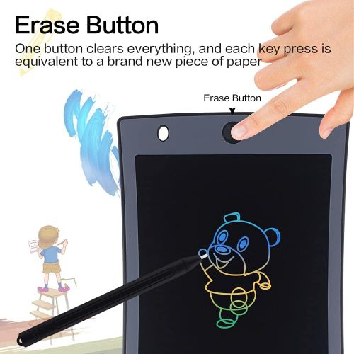  [아마존베스트]JefDiee 8.5 Inches LCD Writing Tablet Kids Drawing Writing Boards, Electronic Learning and Education Toys, Doodle Scribbler Boards Gifts for Kids and Toddlers at Home, School and K