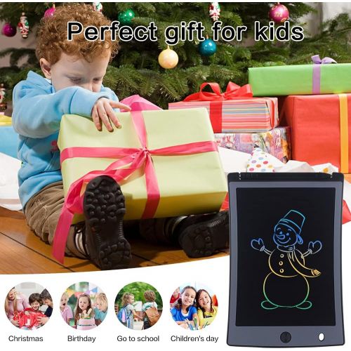  [아마존베스트]JefDiee 8.5 Inches LCD Writing Tablet Kids Drawing Writing Boards, Electronic Learning and Education Toys, Doodle Scribbler Boards Gifts for Kids and Toddlers at Home, School and K