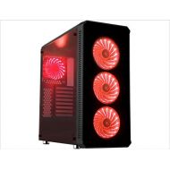 Jeffs Custom Computers Gaming Desktop - AMD RYZEN 5 2600 3.4GHz 6-Core12-Thread CPU, NVIDIA GTX 1070 8GB Graphics, 16GB DDR4 Memory, 480GB SSD, 2TB HDD, Microsoft Windows 10 Pro 64-Bit, WiFi, VR Ready