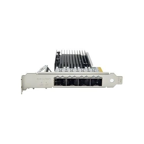  with Intel Chipset X710-DA4 4Port SFP+ 10Gb Ethernet Converged Network Card Adapter ISCSI NFS DDJKY PCI-e3.0 x8 Controller NIC