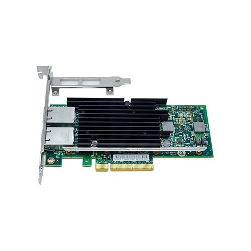  10Gb PCI-E x8 with Intel Chipset X540-T2 Ethernet Network Card Dual RJ45 Port Server LAN Controller Adapter NIC