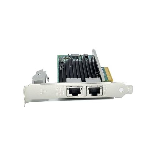  10Gb PCI-E x8 with Intel Chipset X540-T2 Ethernet Network Card Dual RJ45 Port Server LAN Controller Adapter NIC