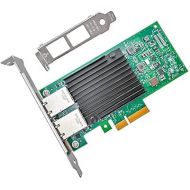 PCI-E PCI Express X4 10Gb Network Interface Card with Intel chipset X550-T2 Ethernet Dual RJ45 Port Server LAN Adapter NIC