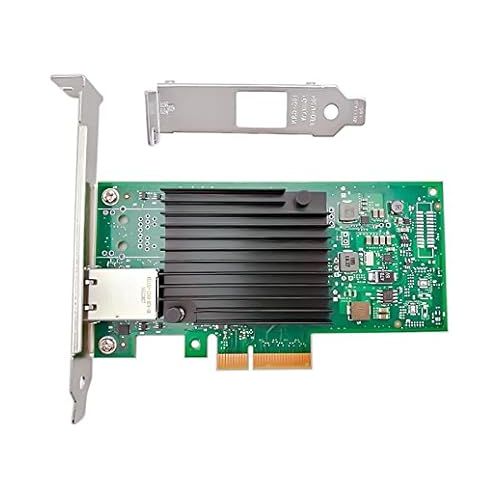  PCI-E PCI Express X4 10Gb Network Interface Card with Intel Chipset X550-T1 Ethernet Single RJ45 Port Server LAN Adapter NIC