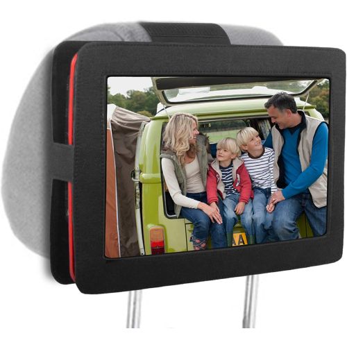  [아마존베스트]JEKERO 16.9 Inch Car Headrest Mount Strap Holder Suitable for 16.9 Portable DVD Player