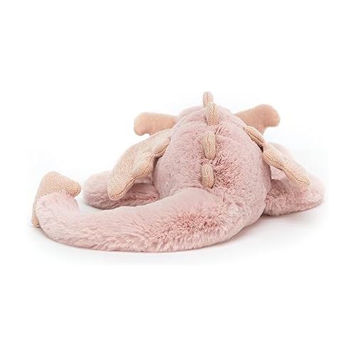  Jellycat Rose Dragon Stuffed Animal, Little