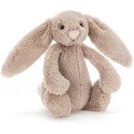 Jellycat Bashful Beige Bunny Stuffed Animal, Small, 7 inches