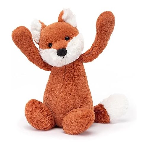  Jellycat Bashful Fox Cub Stuffed Animal, Medium, 12 inches